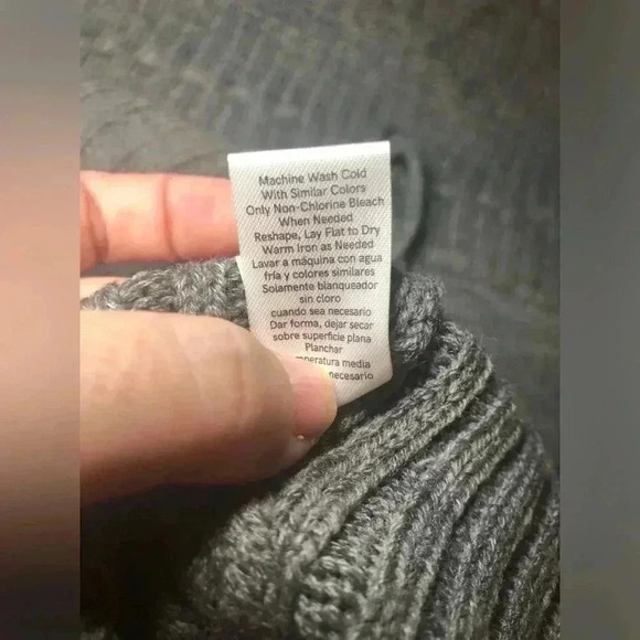 Grey Sweater Dress open back size small - Picture 16 of 16